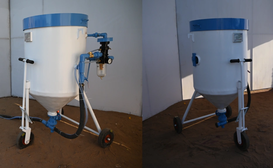 Airo Shot Blast machine and factory view