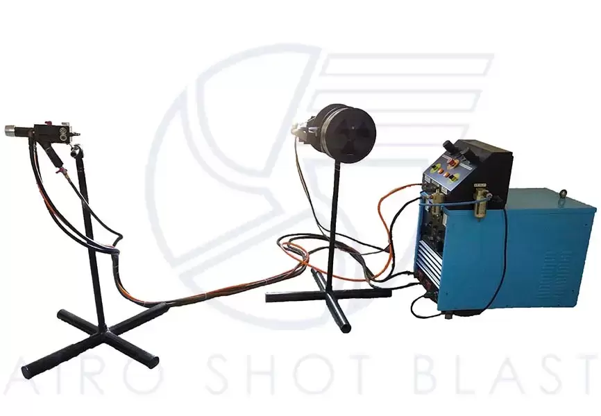 Arc spray gun view 3