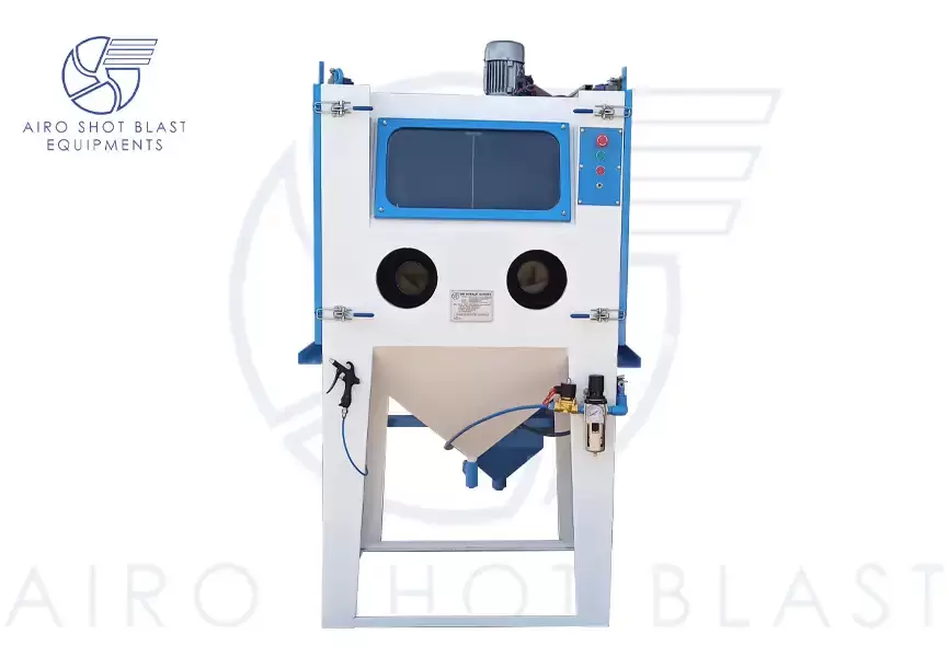 Suction Blasting Cabinet view 2